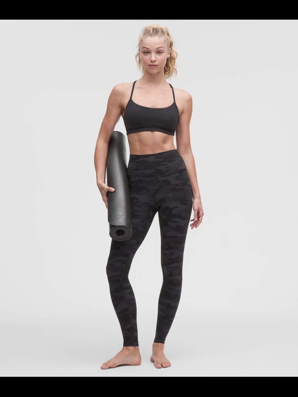 lululemon Align High-Rise Pant 28” inseam Black Camo